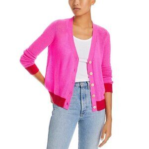 Jumper 1234 Pink Size 1 Contrast Cashmere Cardigan Sweater